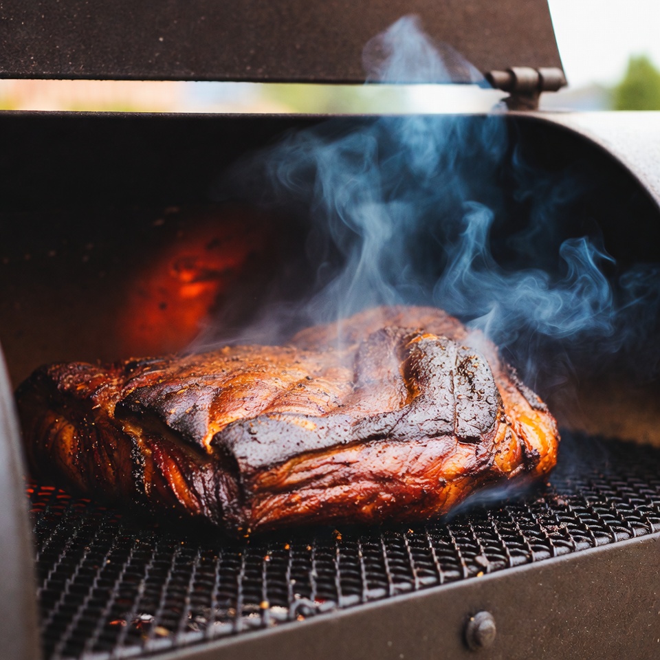 Get the best of both worlds with a whole packer brisket, including both the point and the flat.