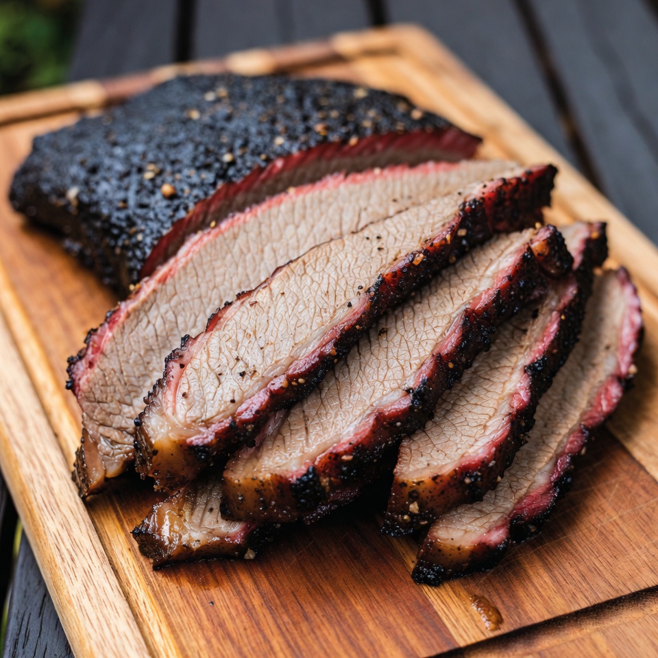 The leaner, competition-style flat cut. Perfect for uniform slices and a classic brisket experience.